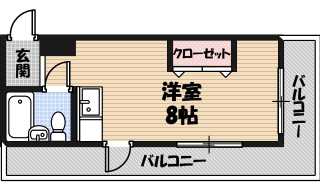 ニューハイツ川端の間取り