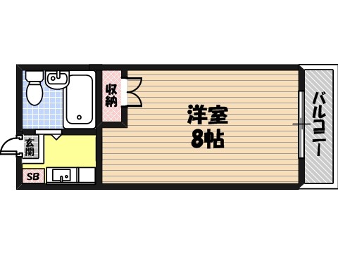 メゾン城東の間取り