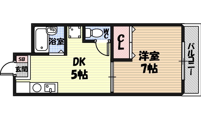 YKマンションの間取り