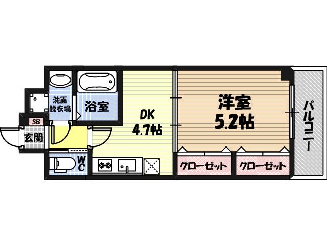 CITY SPIRE 鶴見の間取り