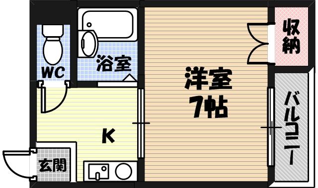 アメニティ関目の間取り