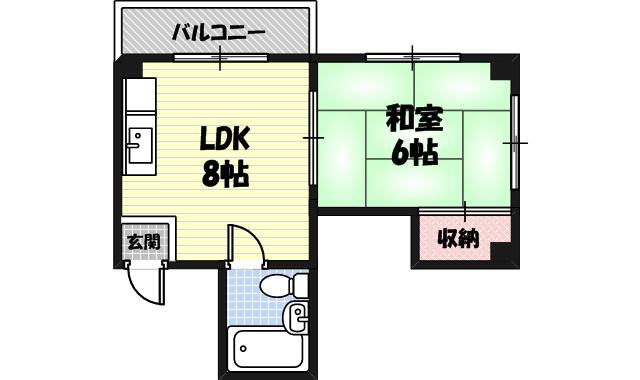 ハイム蘭の間取り