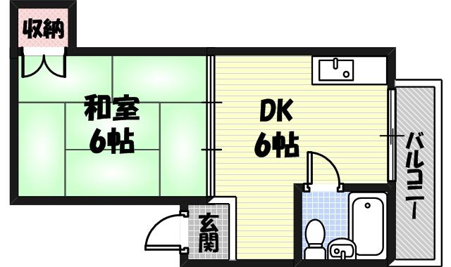 ハイム蘭の間取り