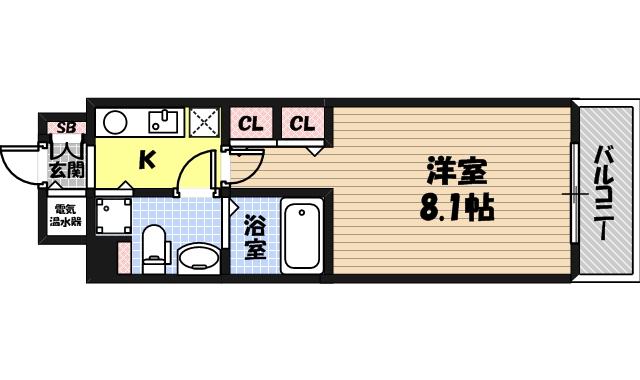 グラマシー京橋の間取り