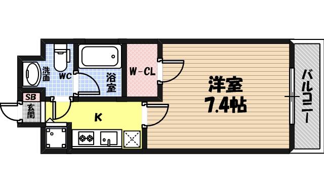 T's square城東野江の間取り