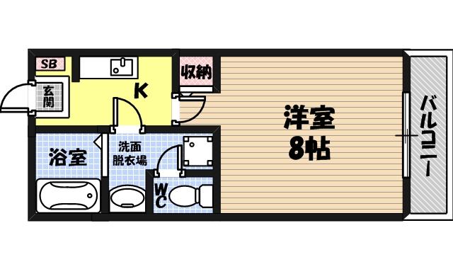 エスケイハイツの間取り