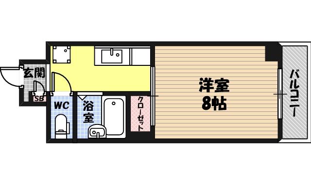 コーポラスヒルズの間取り