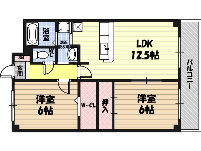 ボヌール鶴見の間取り