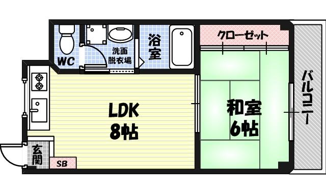 M’PLAZA城東五番館の間取り