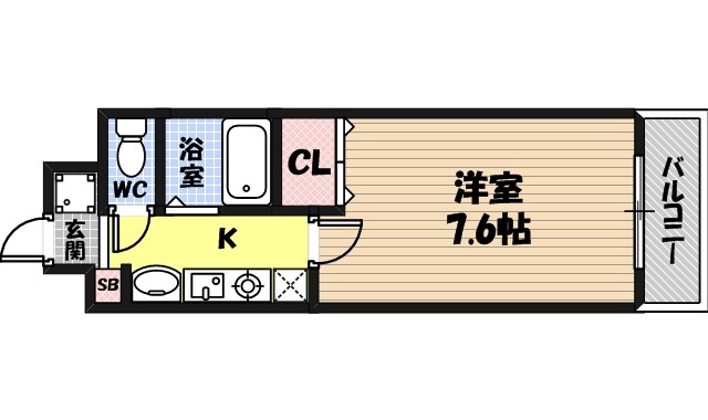 M’プラザ蒲生四駅前の間取り