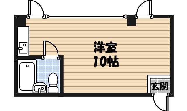 野江ハイツの間取り