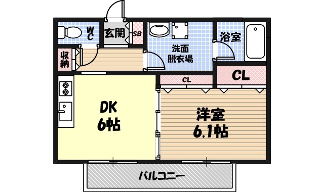 アンスプランドゥ-ルの間取り