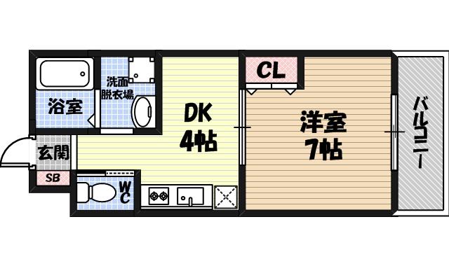 コムフィーの間取り