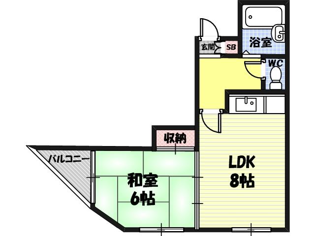 レジデンス野江の間取り