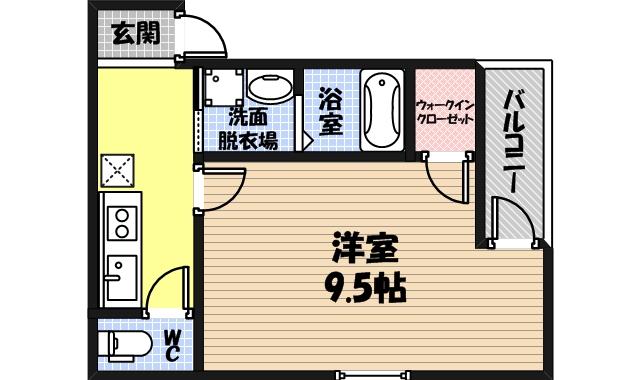 フジパレス横堤I番館の間取り