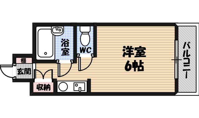 プレジデント横田の間取り