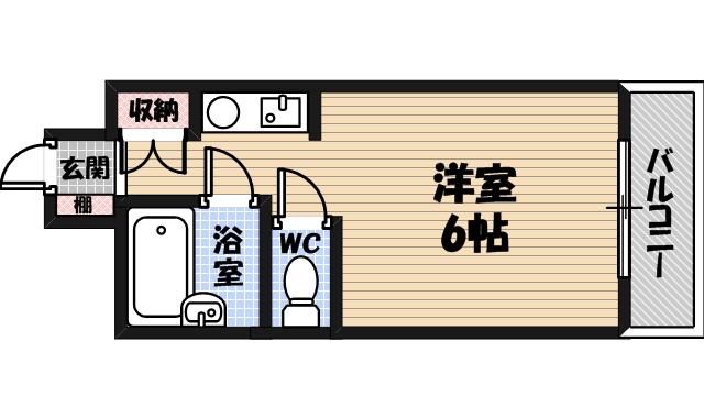 プレジデント横田の間取り