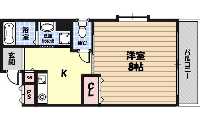 ベルシティ鶴見の間取り