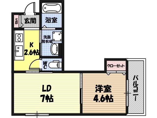 ブリーゼ城東の間取り