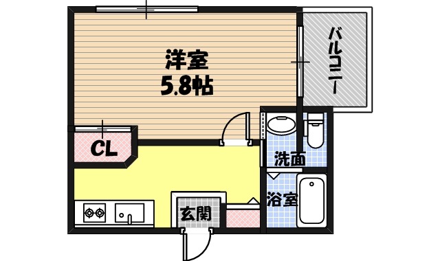 エテルナ都島の間取り