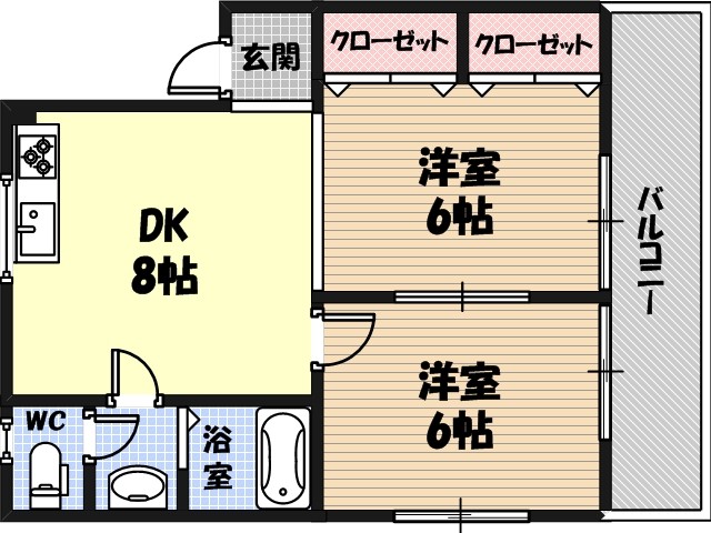 アネックスツルミの間取り