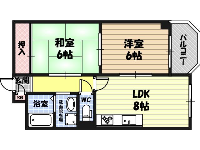 イディアハイツの間取り