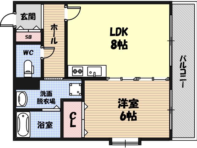 ラフィーネシャンブルの間取り