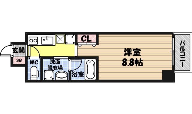 イーストクレセントの間取り