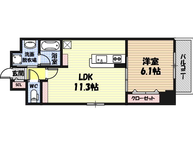 シリウス中央の間取り