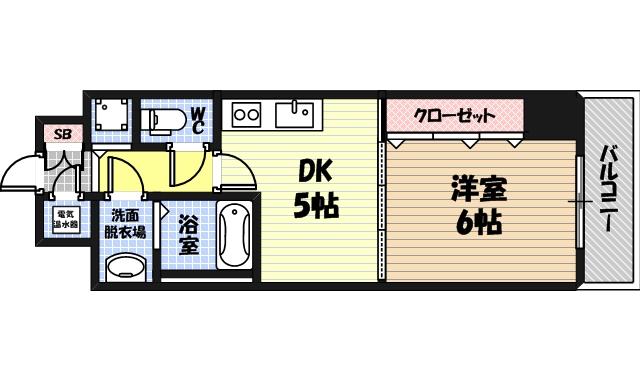 関目タウンビルの間取り