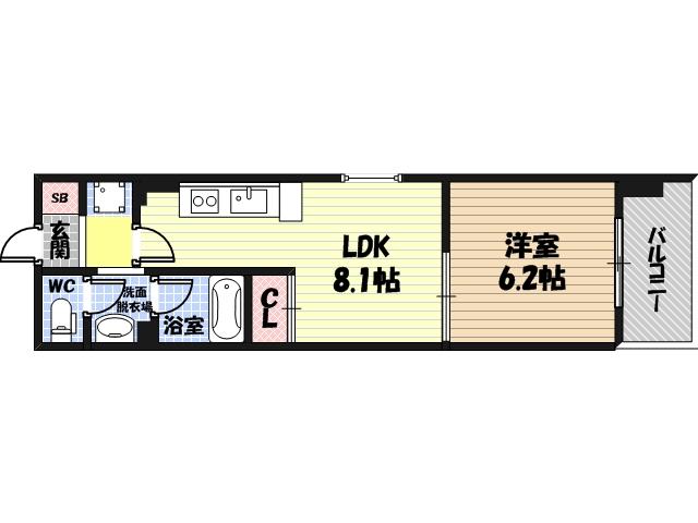 コンソラーレ東野田の間取り