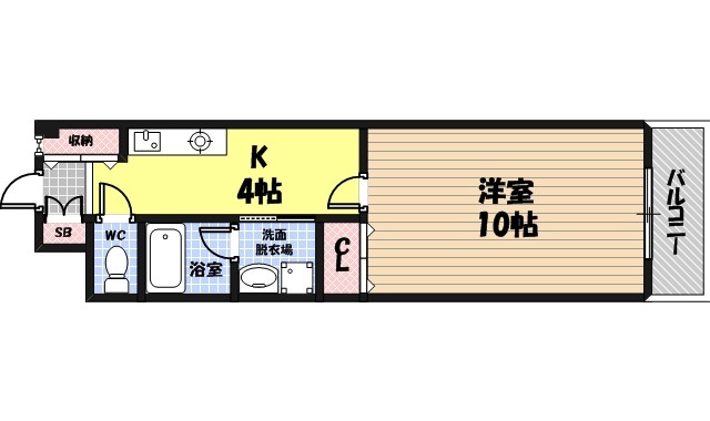 ウィル関目の間取り