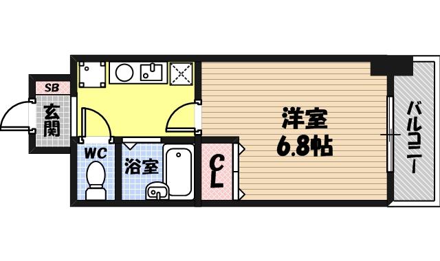 ワイズシャトー京橋の間取り