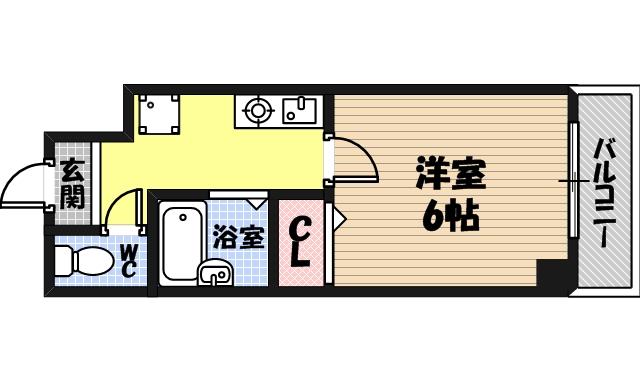 ガレット京橋の間取り