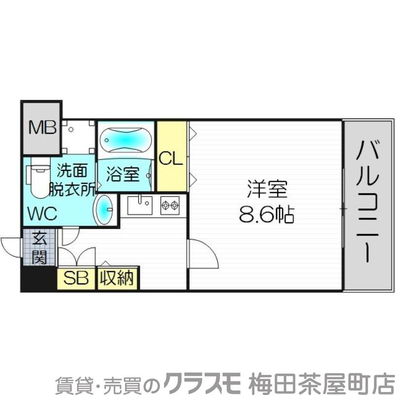 今橋の完工年月(2005年4月)築の賃貸マンションの間取り