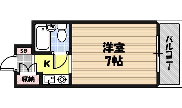 シャトー辰巳の間取り