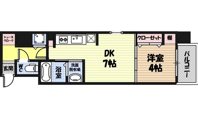 S-FORT都島内代の間取り