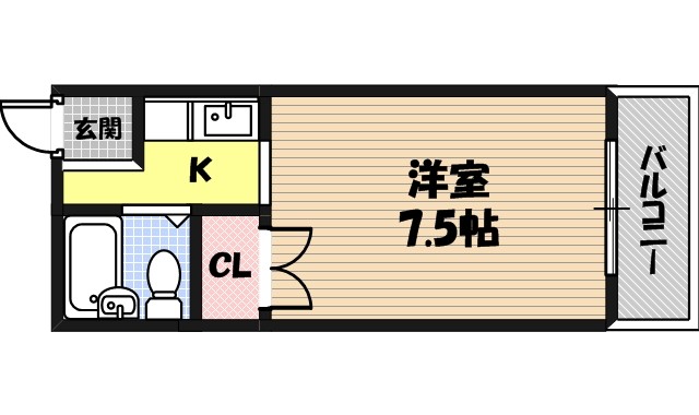 メゾン野江の間取り