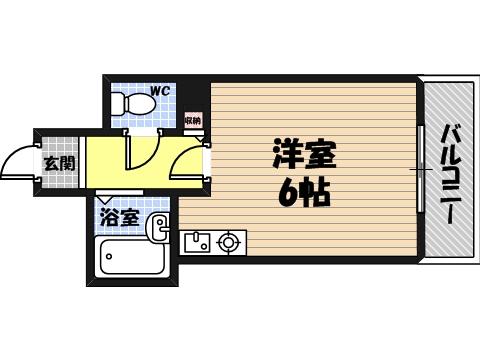 リベラル京橋の間取り