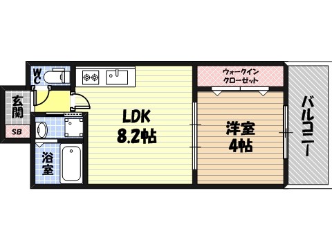 セレニテ京橋クレアの間取り