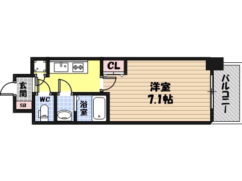 セレニテ京橋クレアの間取り