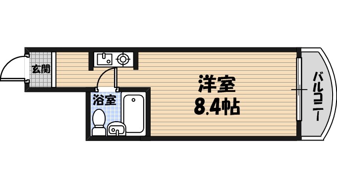 スカイ都島の間取り