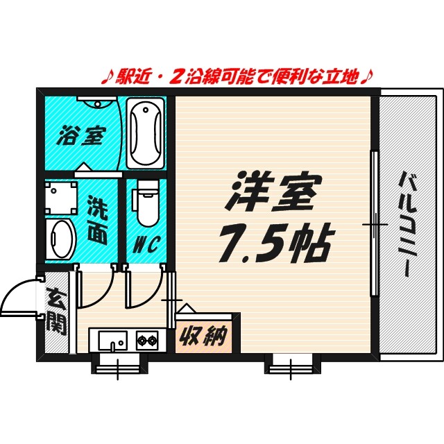 シャルム千林二番館の間取り