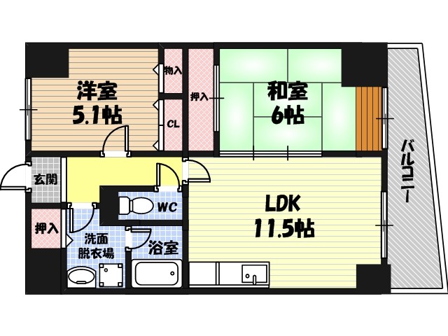 ベルフォーレの間取り