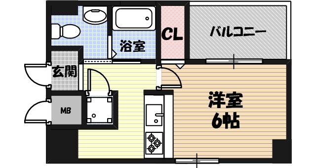 ヴァンクール城東の間取り