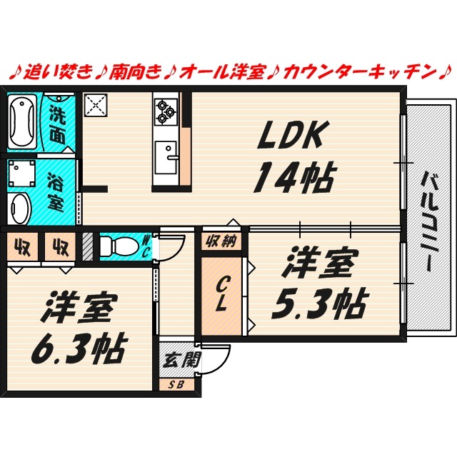 ソレヴィラShinmoriの間取り