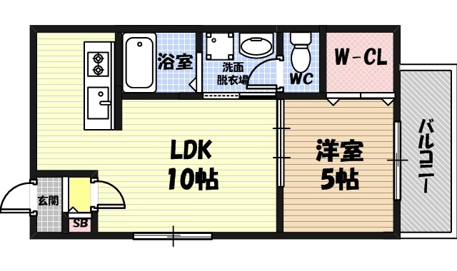 Nike城東関目の間取り