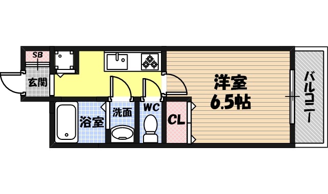 今津中の完工年月(2002年3月)築の賃貸マンションの間取り