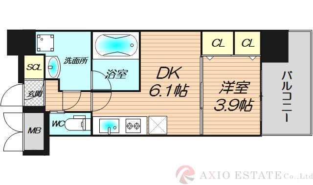 プレジオ十三の間取り