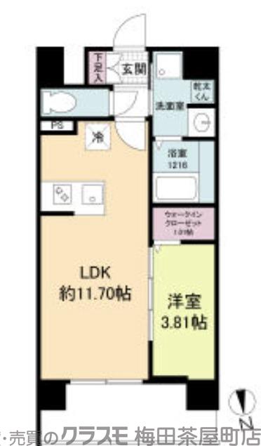 広芝町の完工年月(2025年10月)築の賃貸マンションの間取り